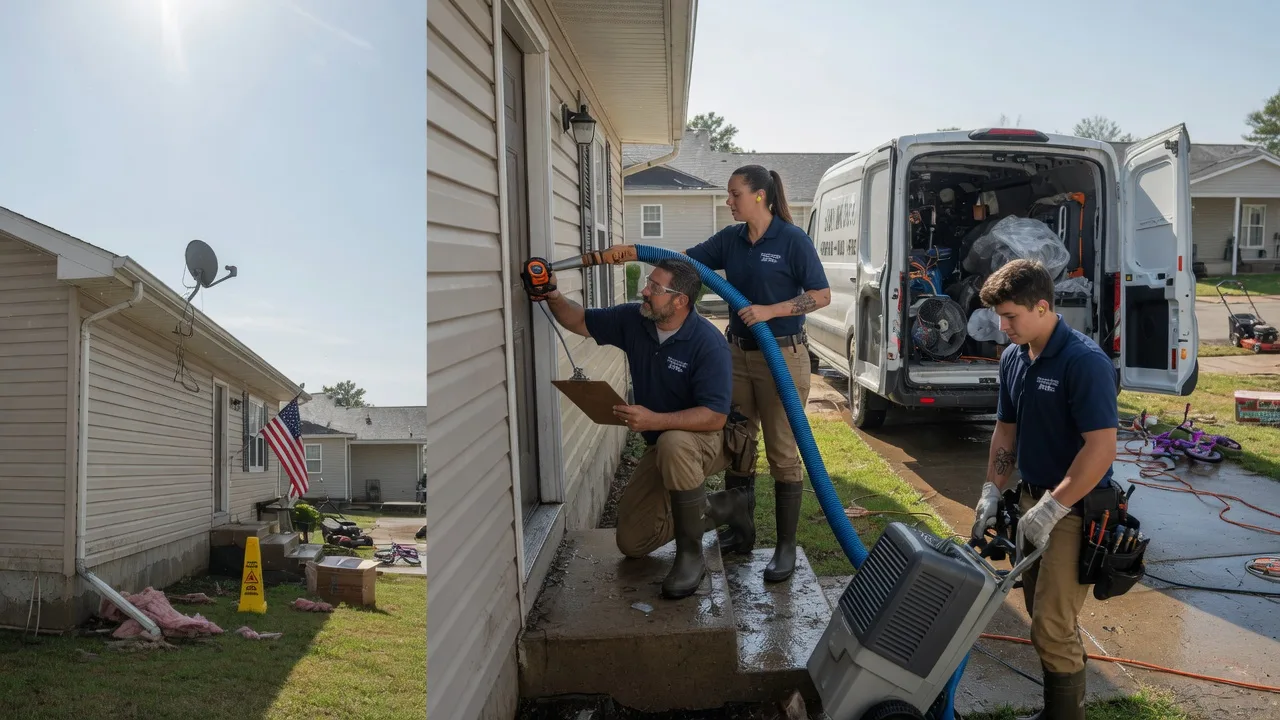 Ceiling Water Damage Restoration in Crowheart, WY near me